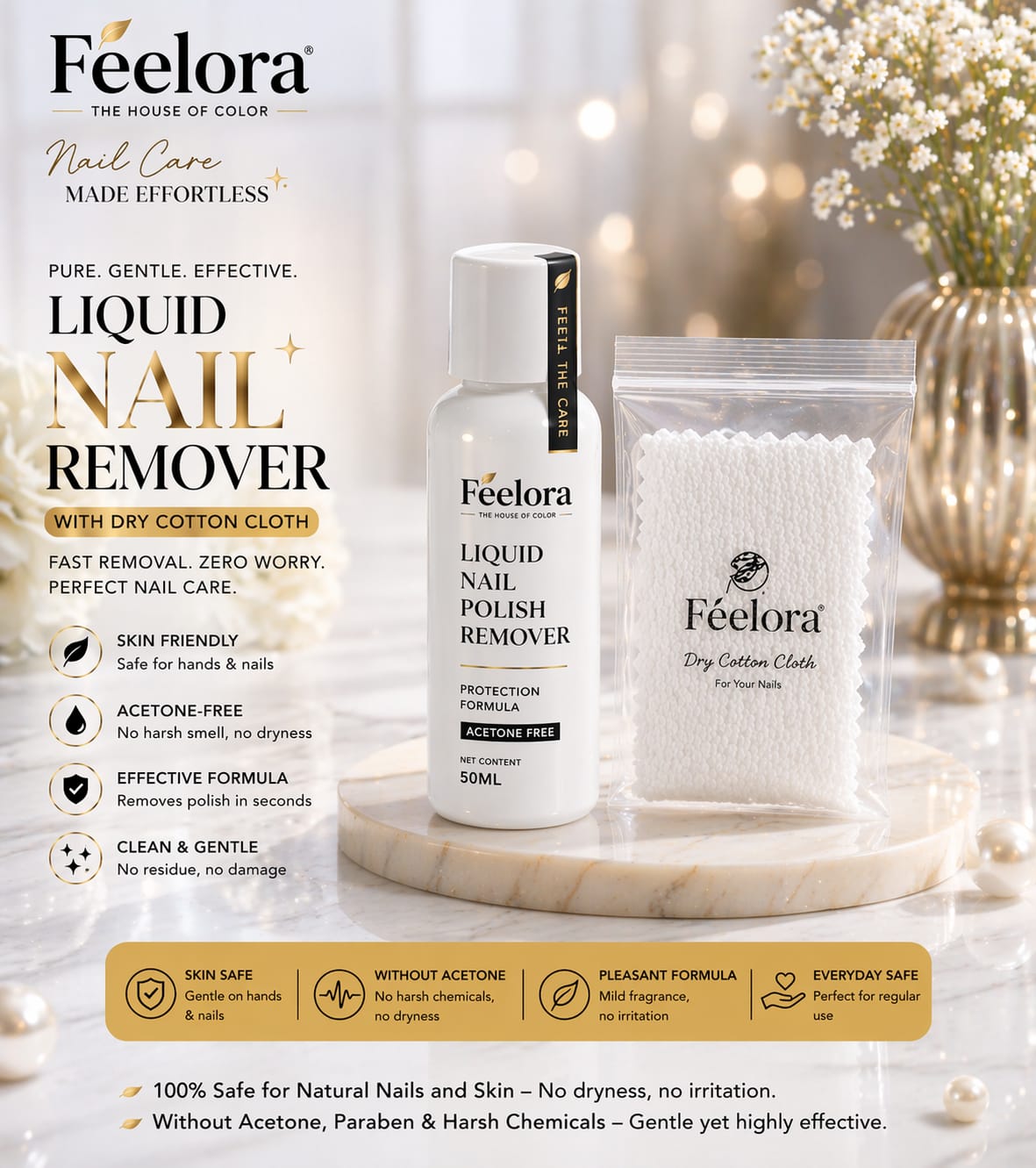 Feelora Lequid Nail Polish Remover