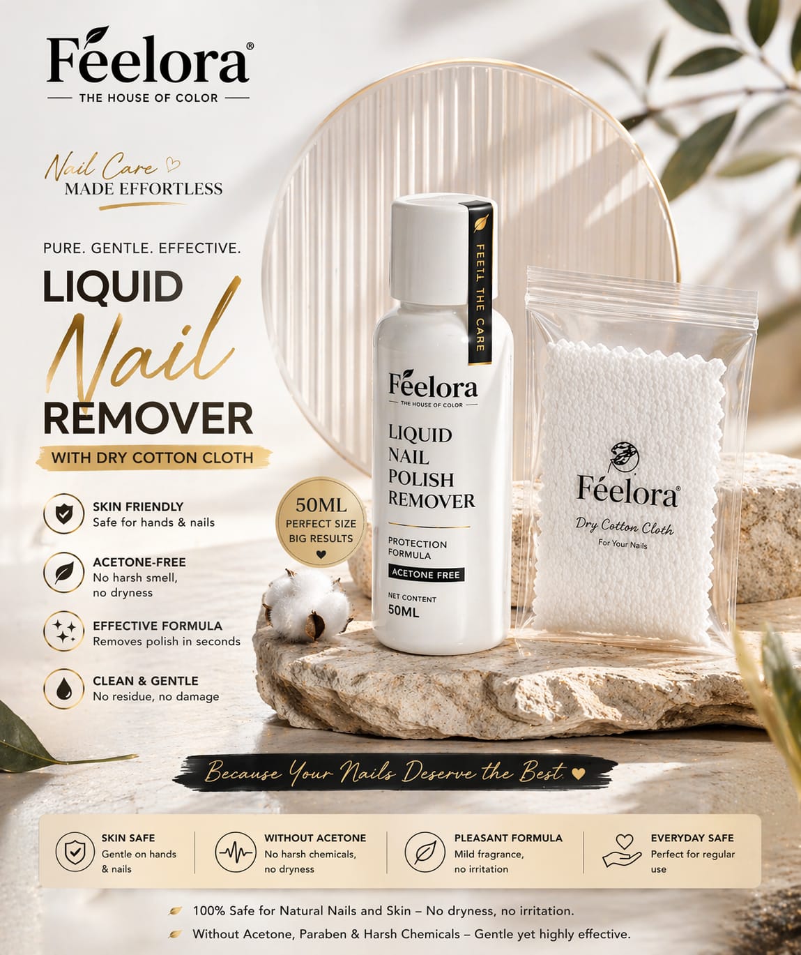 Feelora Lequid Nail Polish Remover