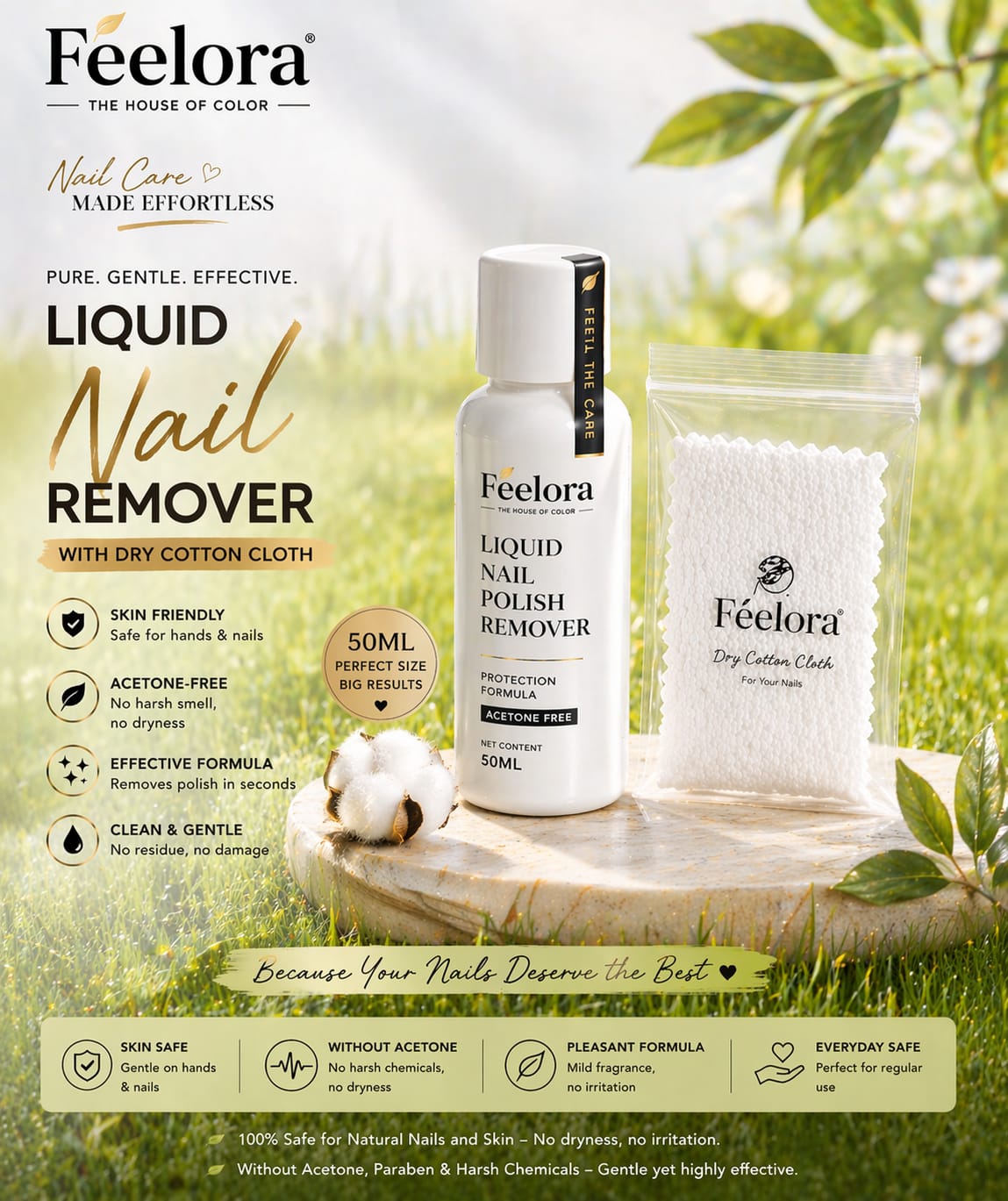 Feelora Lequid Nail Polish Remover